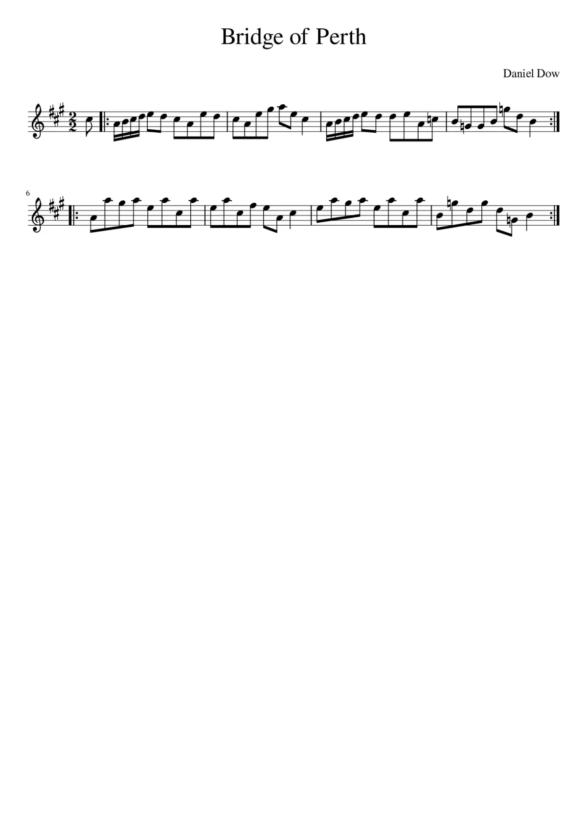 The Bridge of Perth - Page 1