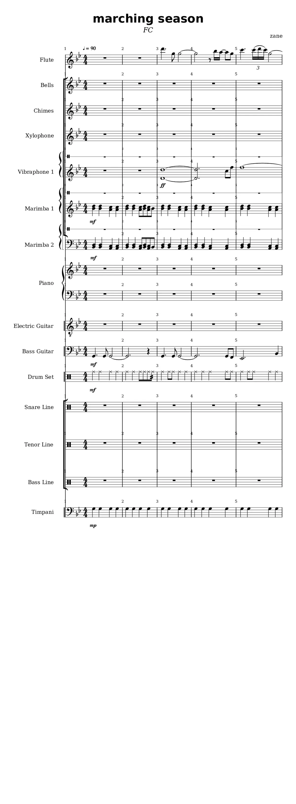 Marching Season - Page 1