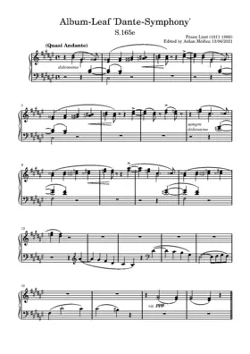 Album-Leaf 'Dante-Symphony'