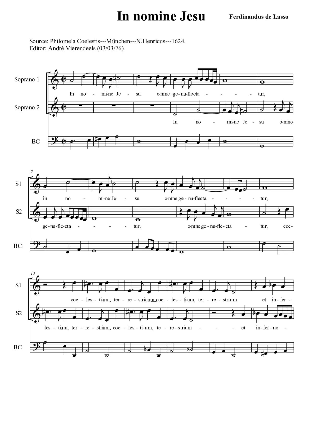 In nomine Jesu - Page 1
