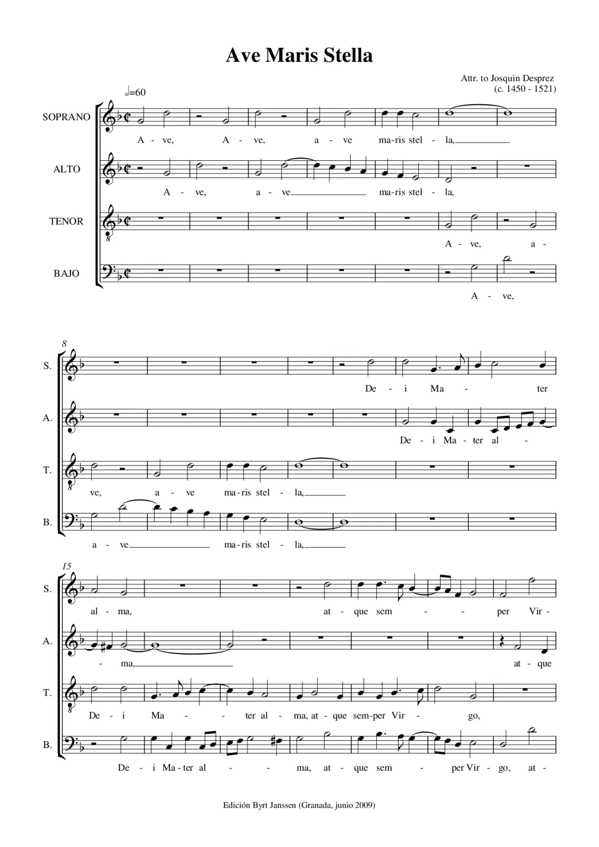Ave maris stella - Page 1