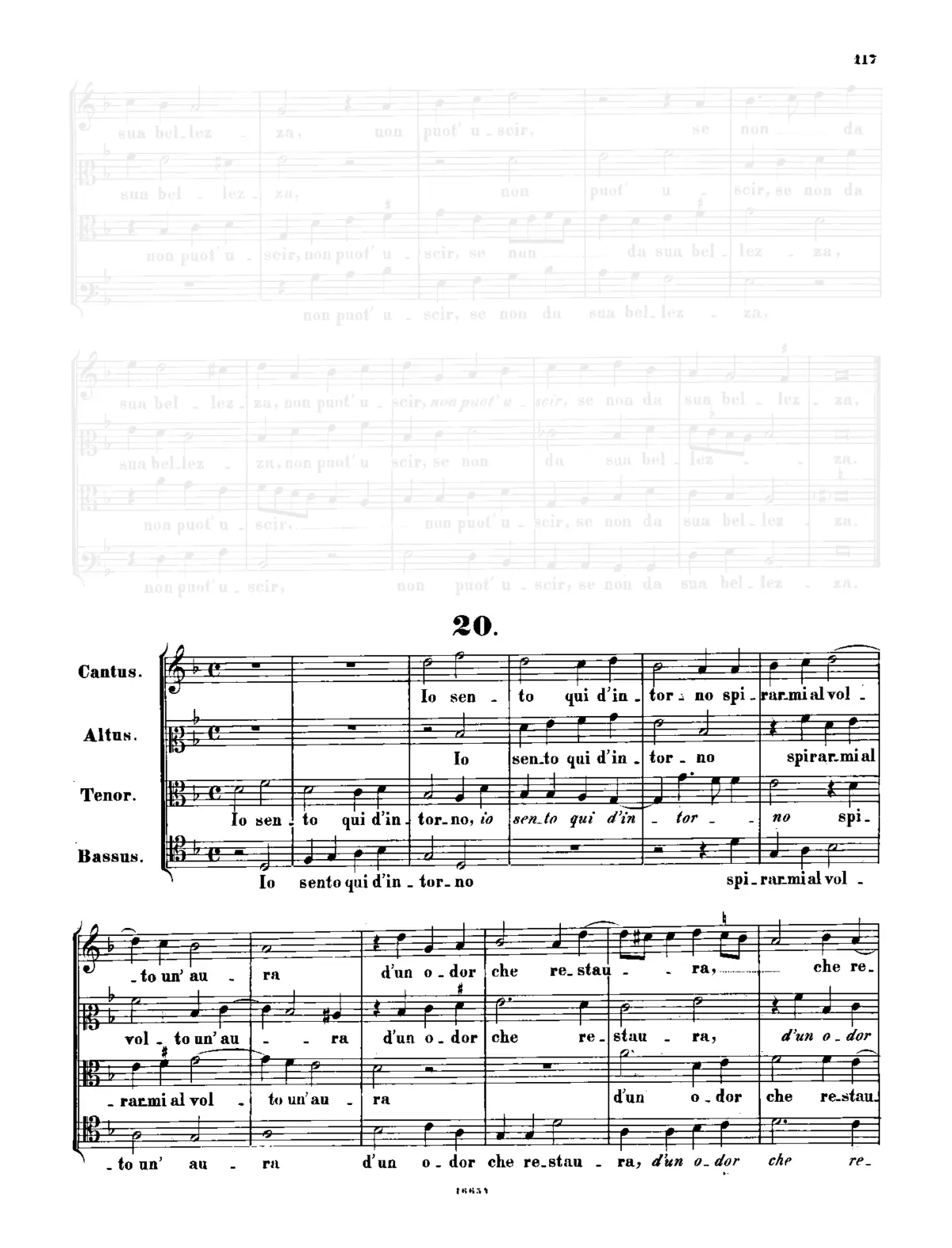 Io sento qui d'intorno - Page 1