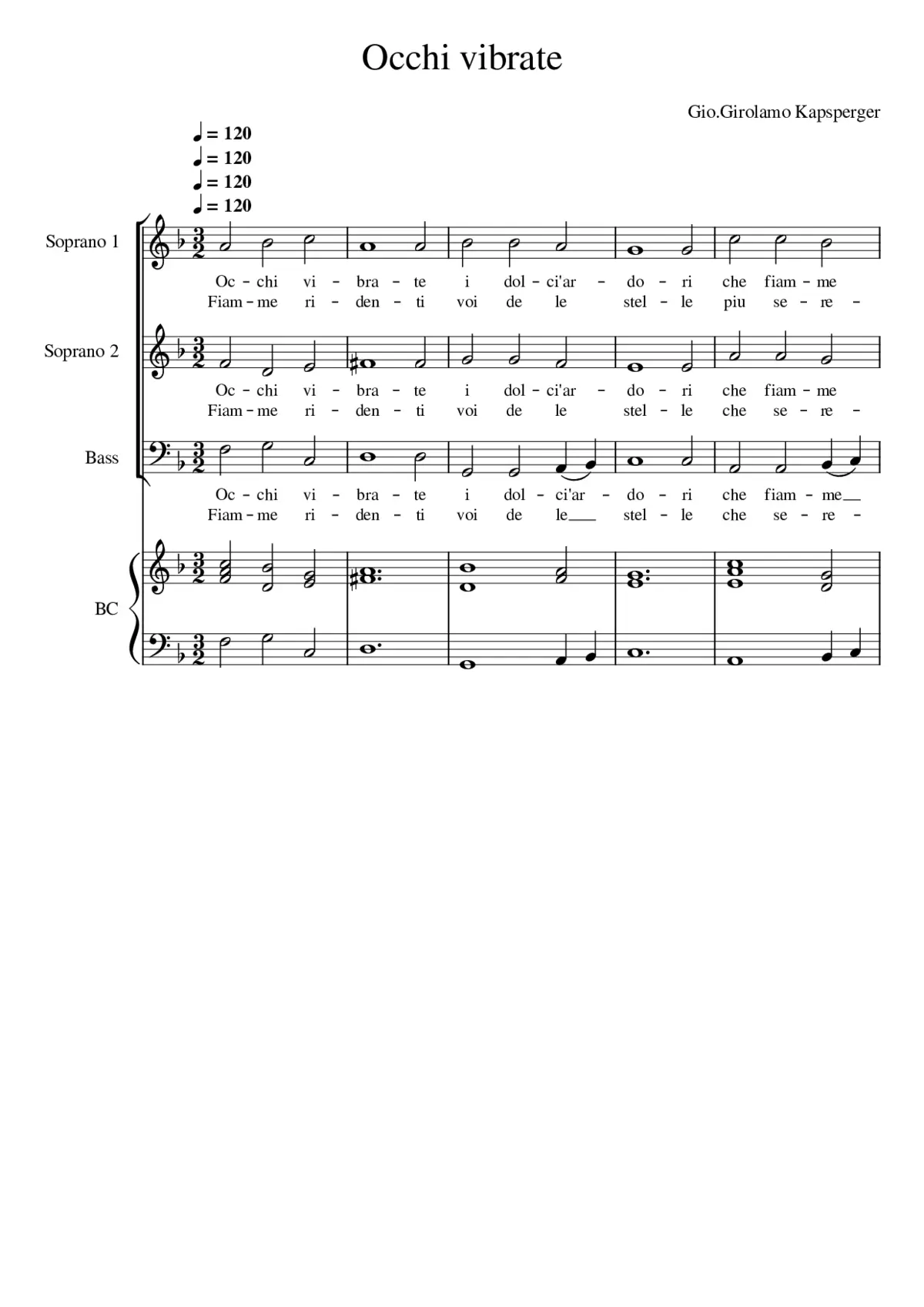 Occhi vibrate - Page 1