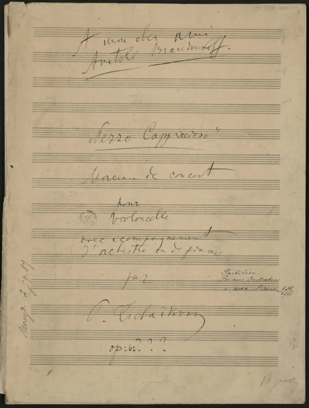 Pezzo Capriccioso - Page 1