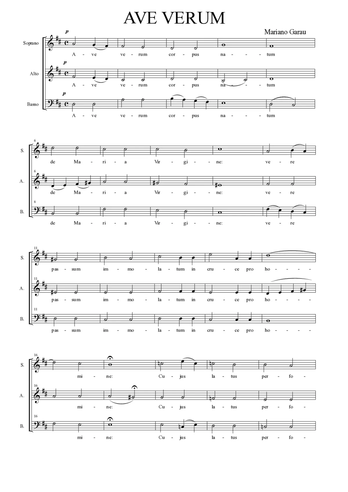 Ave verum 93 - Page 1