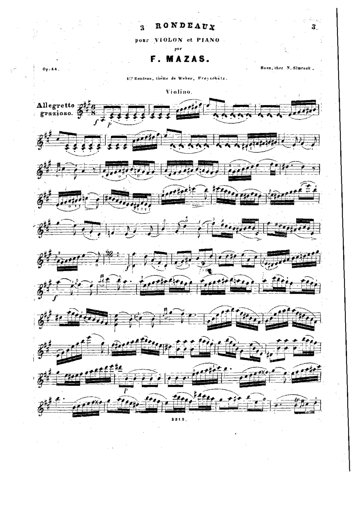 3 Rondeaux - Page 1