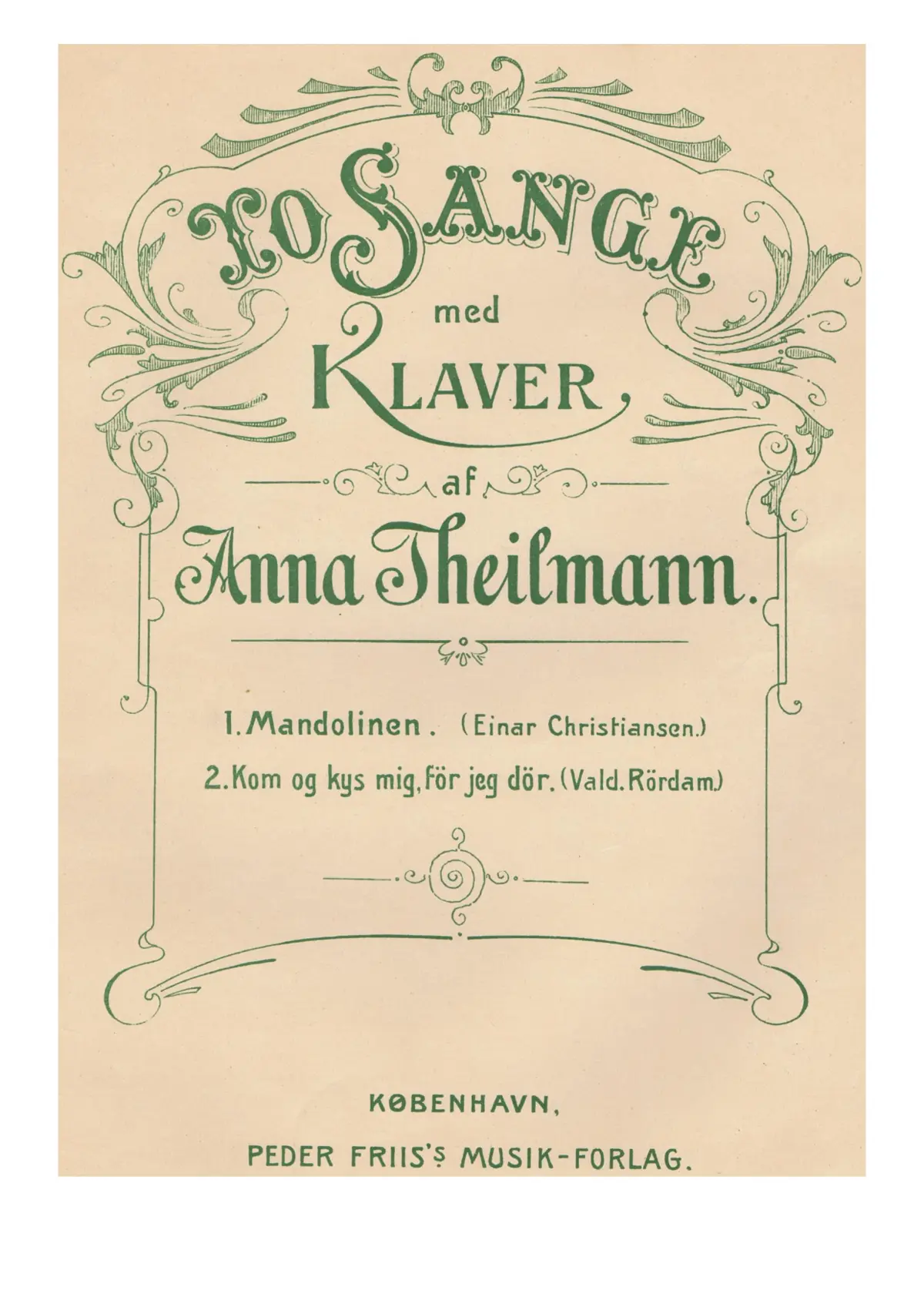 To Sange med Klaver - Page 1