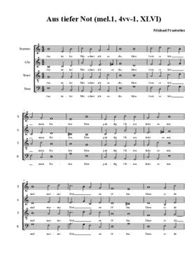 Aus tiefer Not schrei ich zu dir(1) 4vv-1