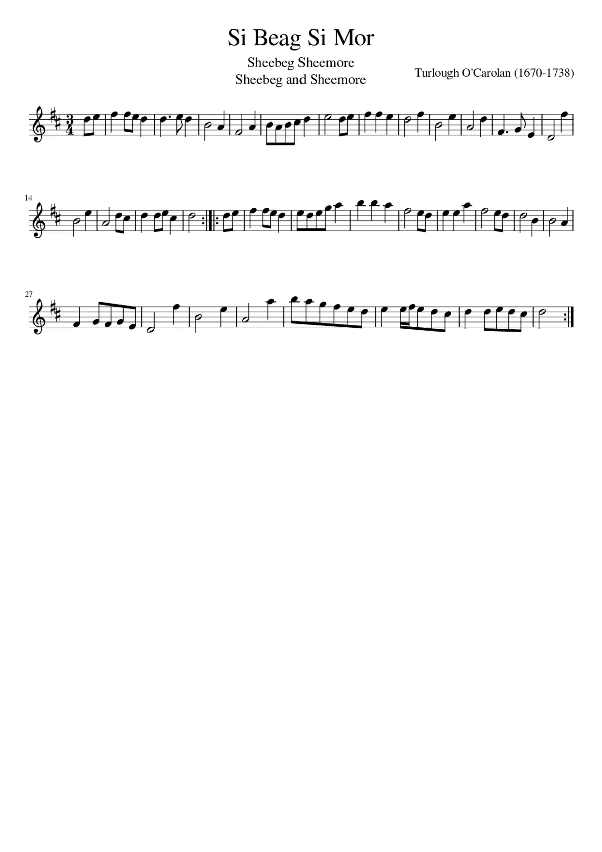 Sí Beag Sí Mór - Page 1