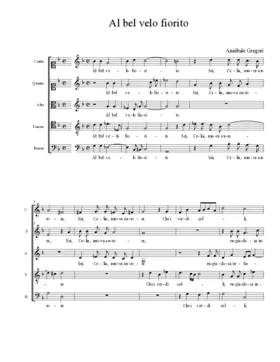 Al bel velo fiorito