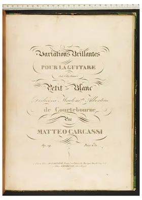 Variations sur l' air favori Petit Blanc