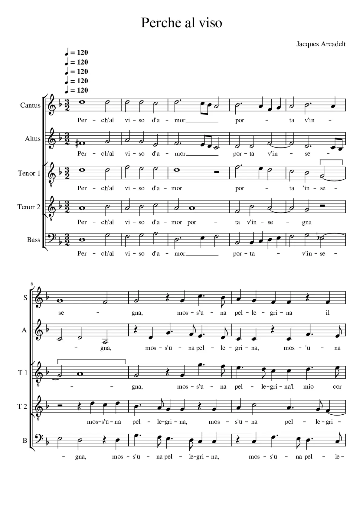 Perch' al viso - Page 1