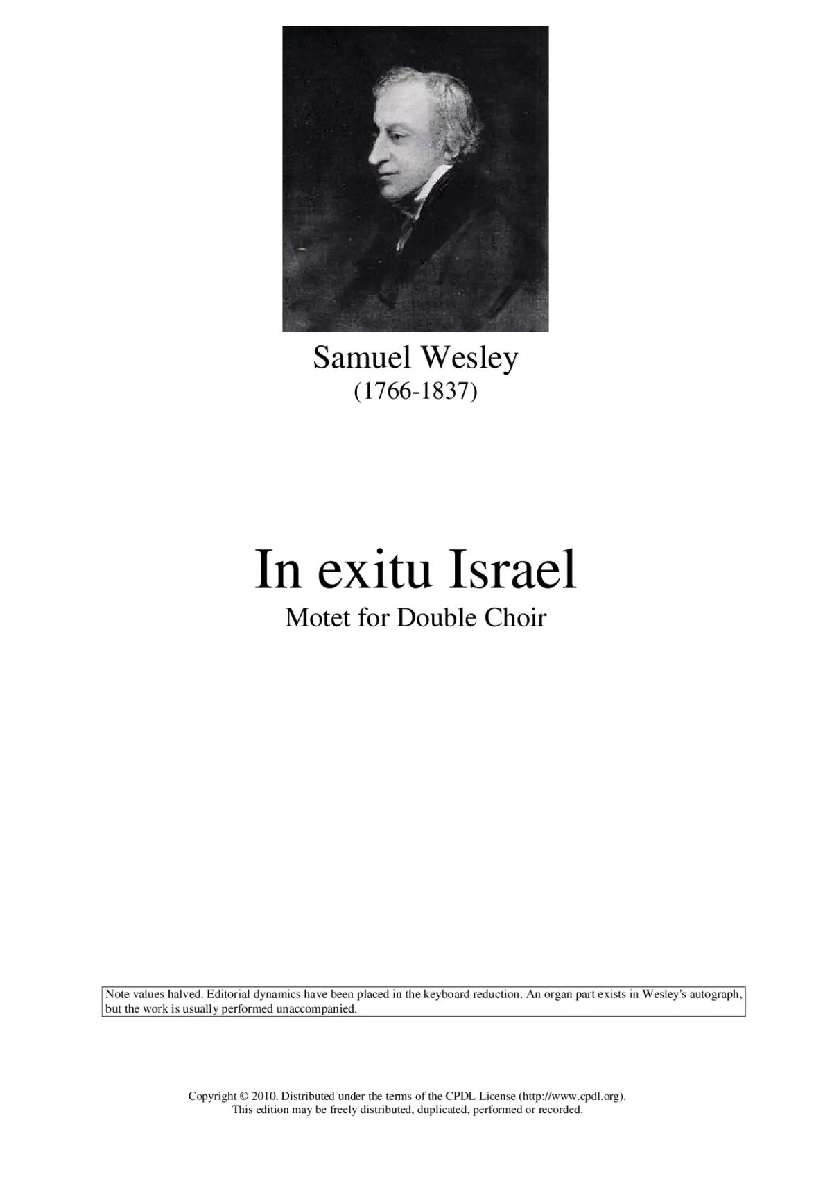 In exitu Israel - Page 1