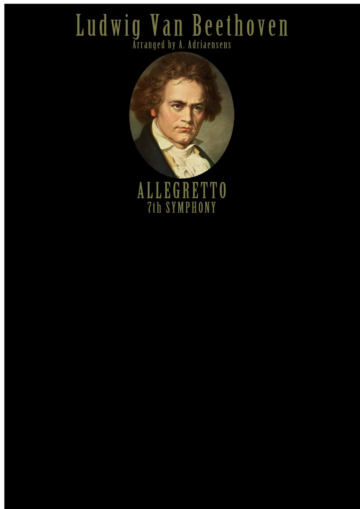 Symphony No.7 Op.92 - Page 1