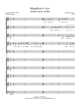 Magnificat Aurora lucis rutilat
