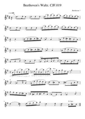 Beethoven's Waltz. CJF.019