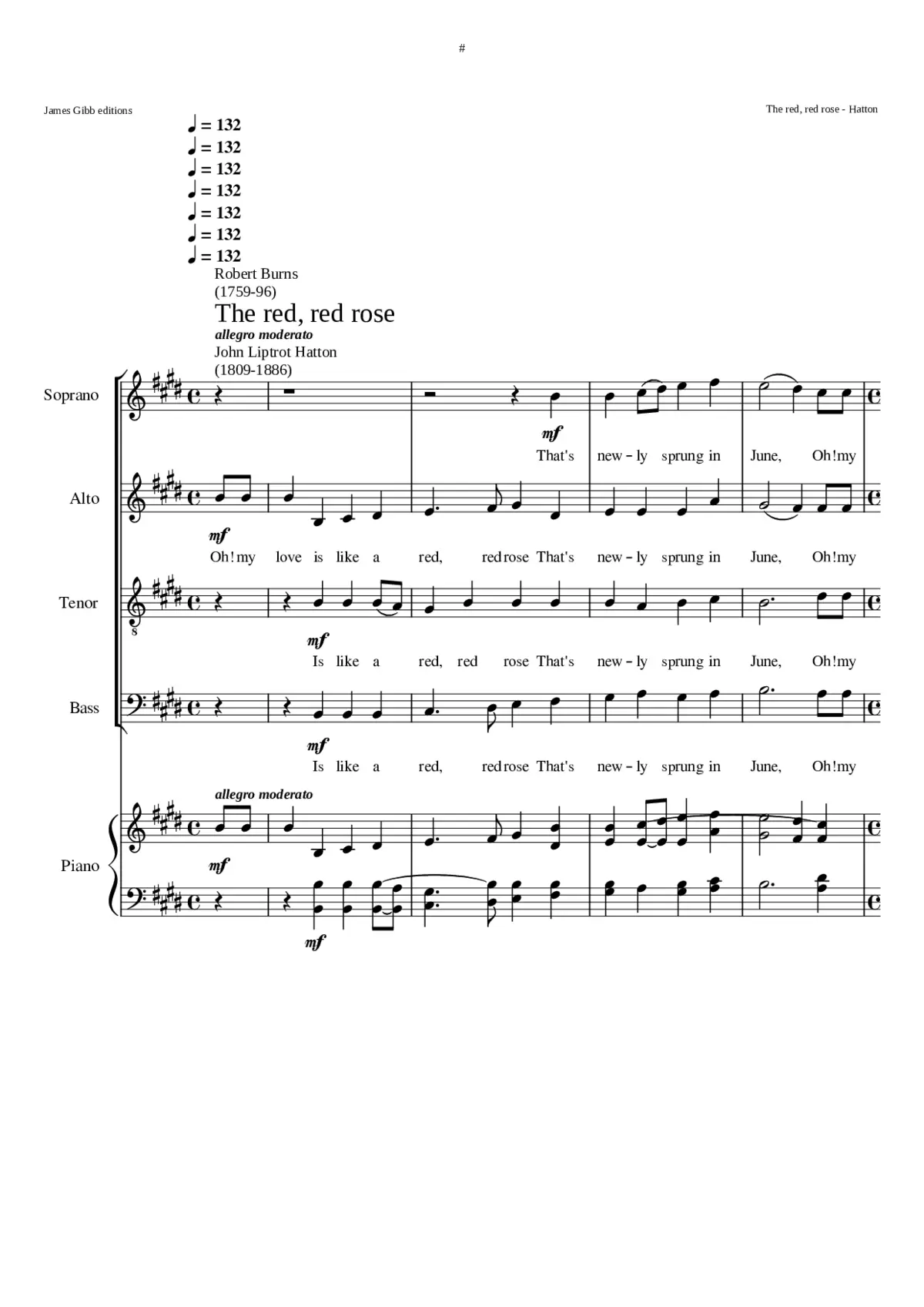 The red red rose - Page 1