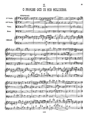 O Praise God in His Holiness