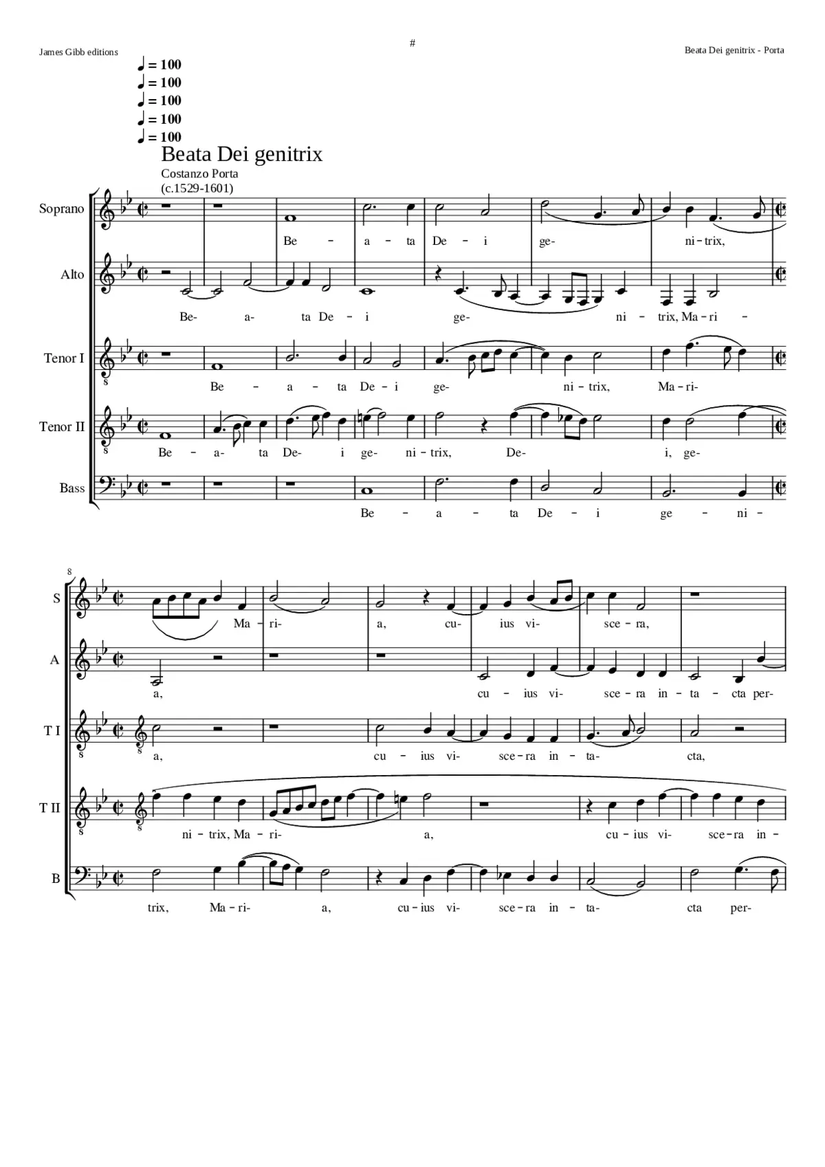 Beata Dei genitrix - Page 1