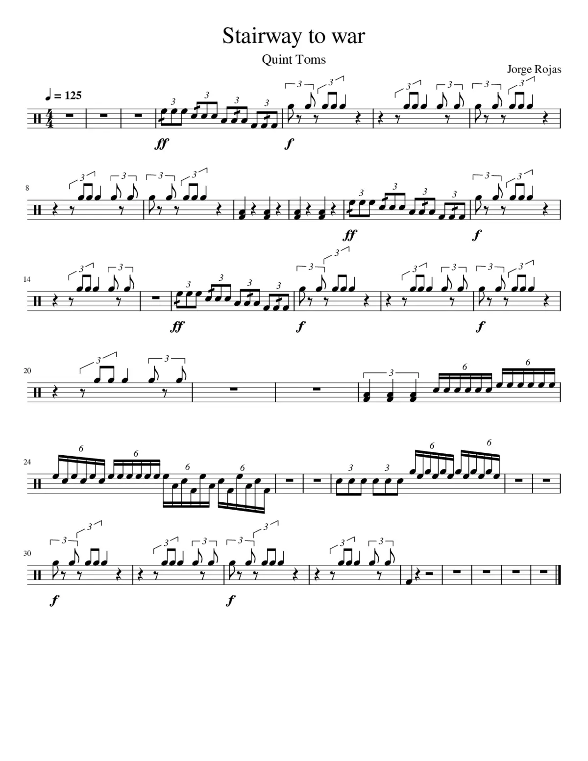 Stairway to war Tenors - Page 1