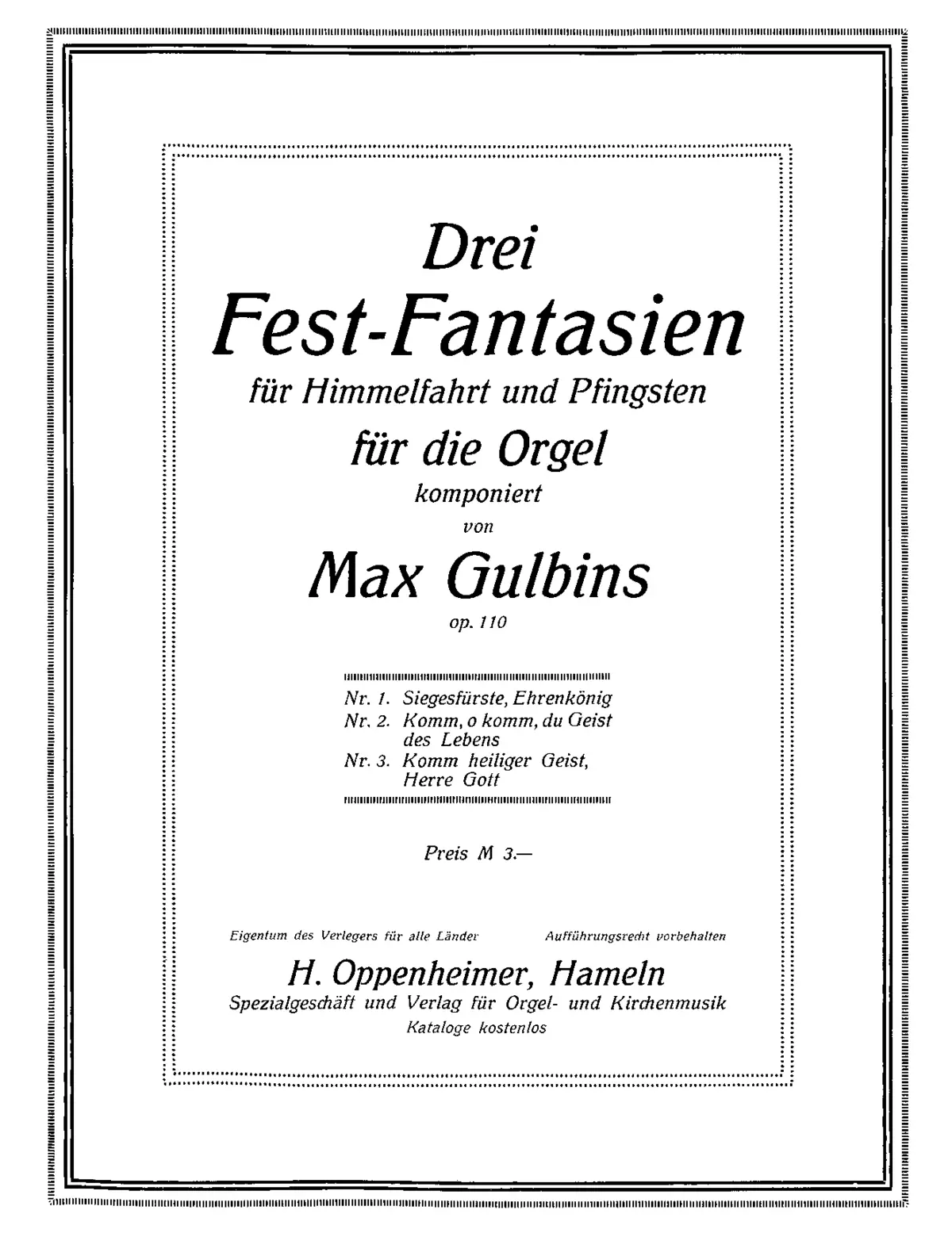 3 Fest-Fantasien für Himmelfahrt und Pfingsten - Page 1