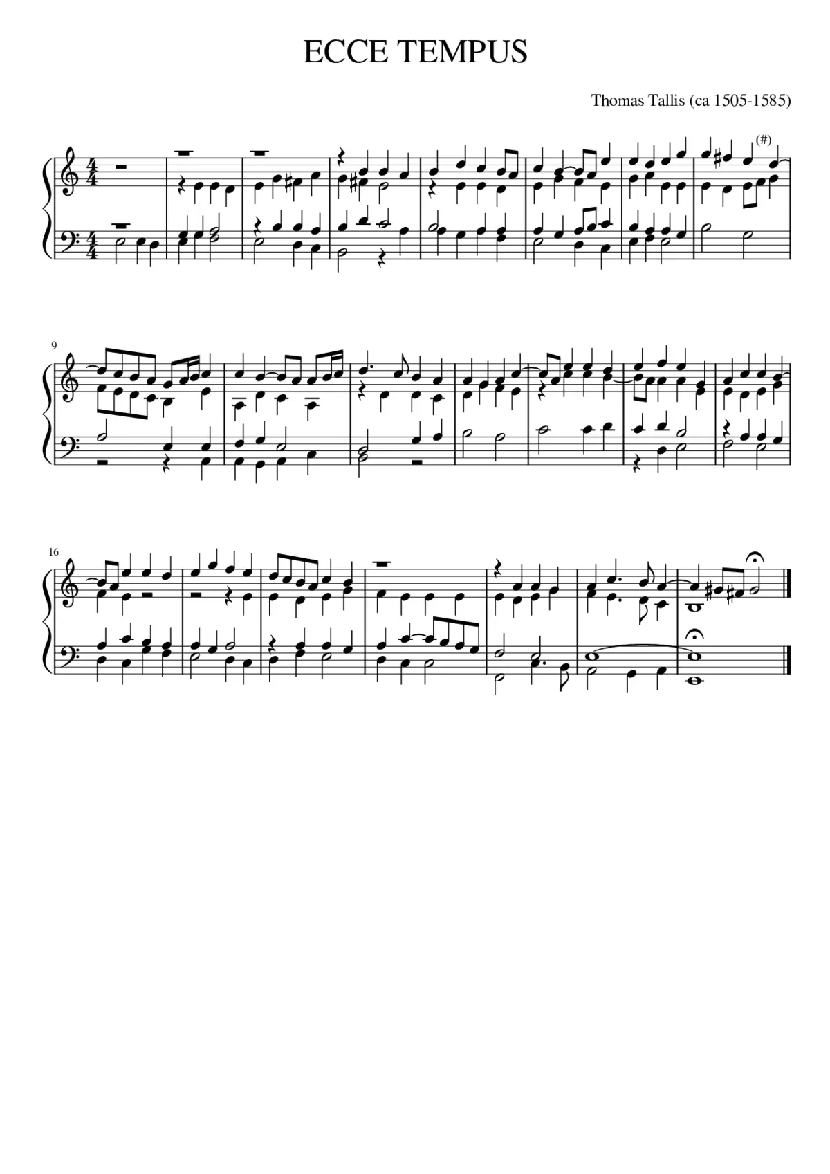 Ecce Tempus - Page 1