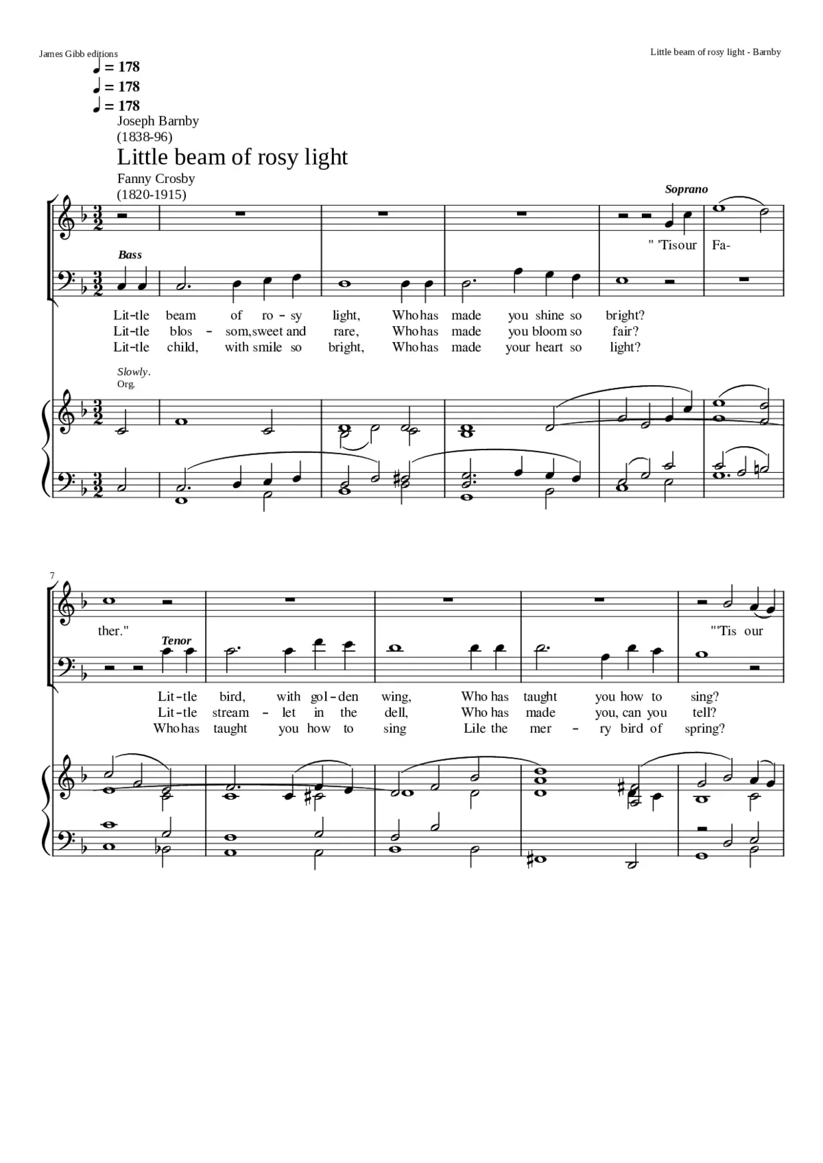 Little beam of rosy light - Page 1