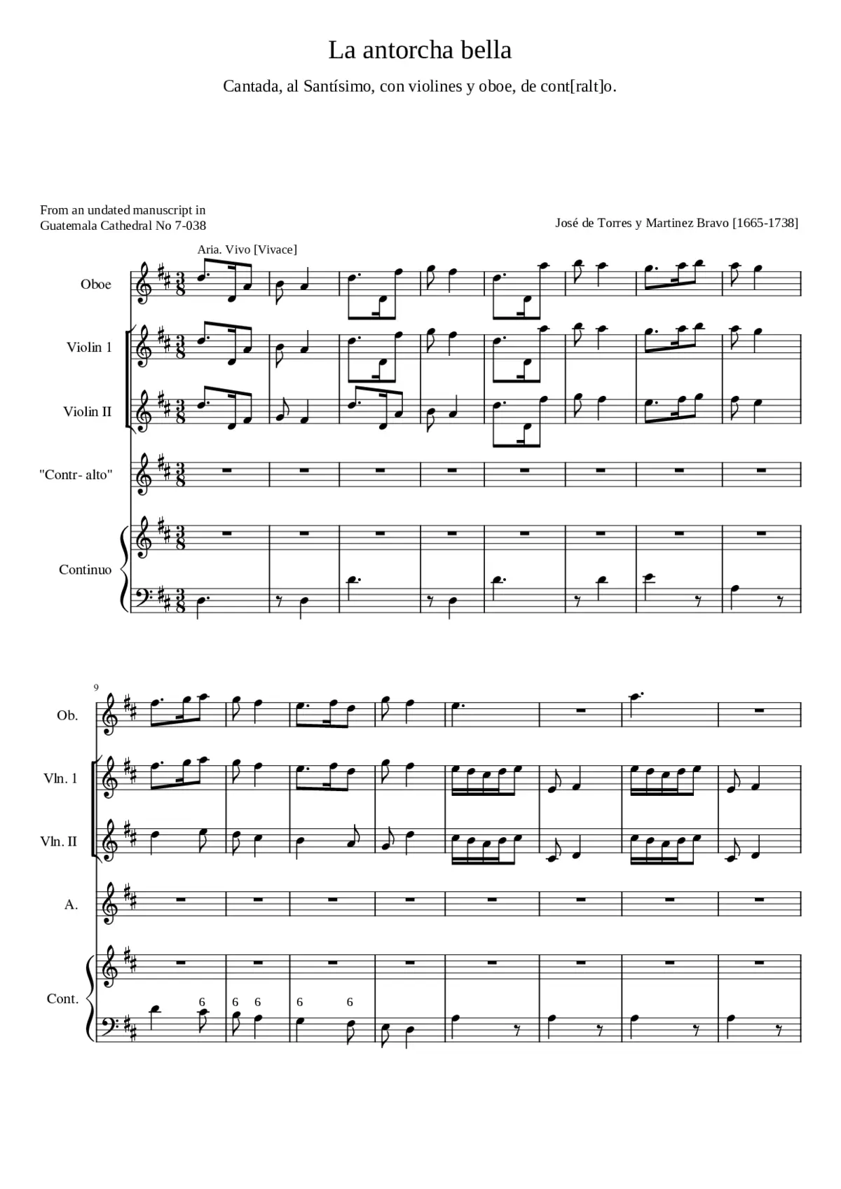 La antorcha bella - Page 1