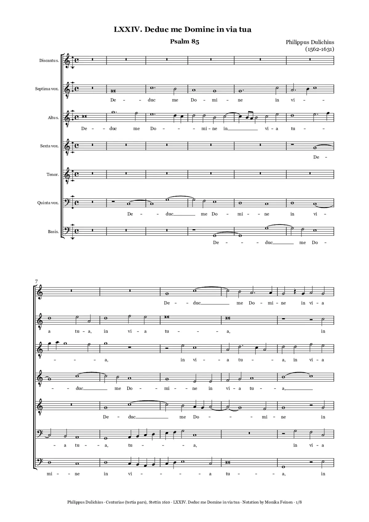 Deduc me Domine in via tua - Page 1