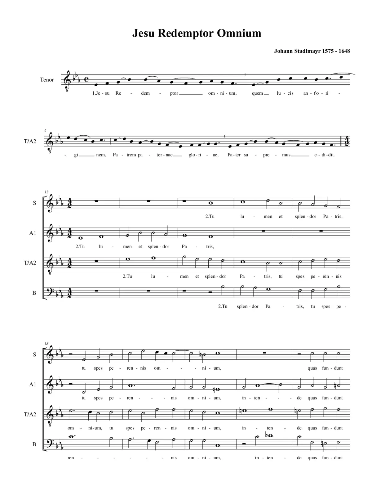 Jesu redemptor omnium - Page 1