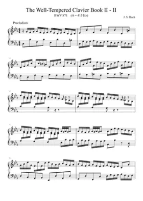 Prelude and Fugue in C minor BWV 871