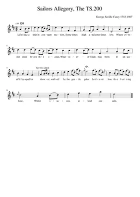 Sailors Allegory The TS.200