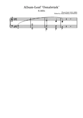 Album-Leaf 'Osnabrück'