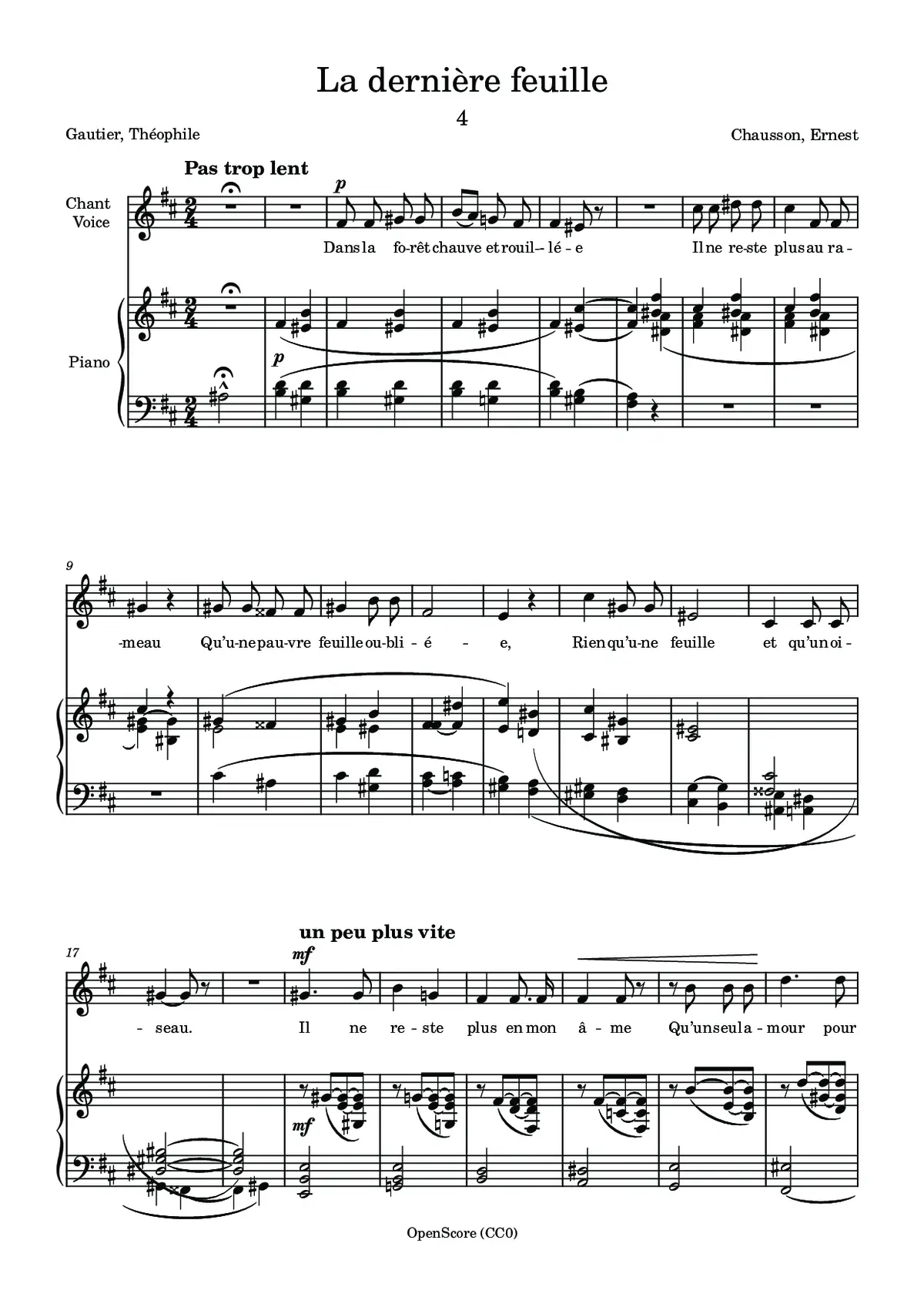 La dernière feuille - Page 1