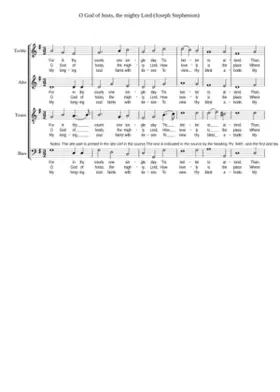 O God of hosts the mighty Lord