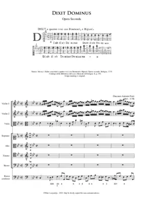 Dixit Dominus op.2