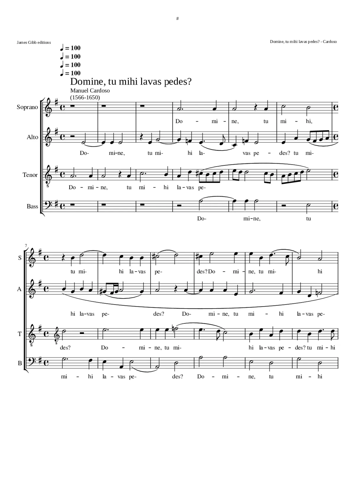 Domine tu mihi lavas pedes? - Page 1