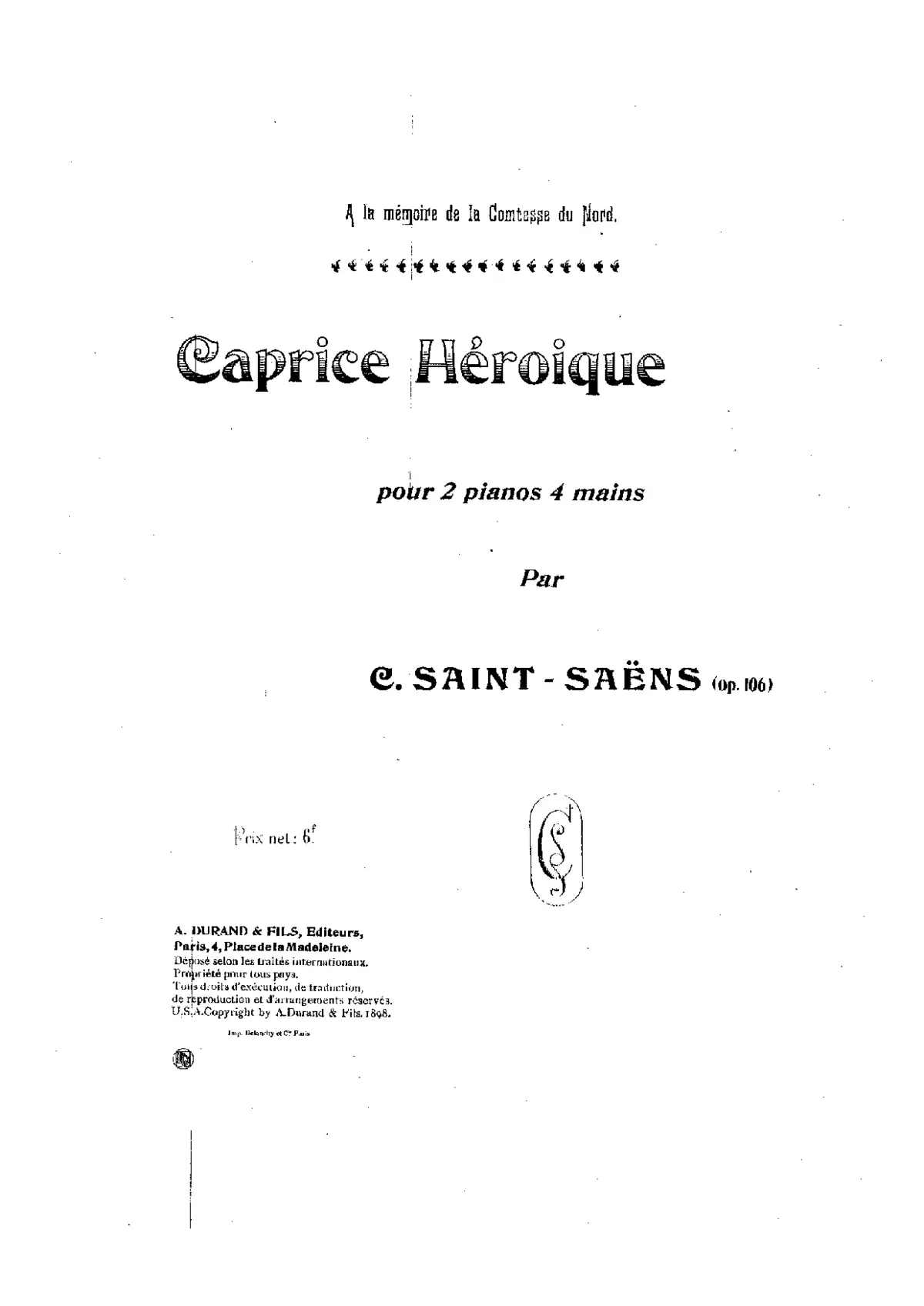 Caprice héroïque - Page 1