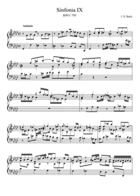 Sinfonia in F minor BWV 795