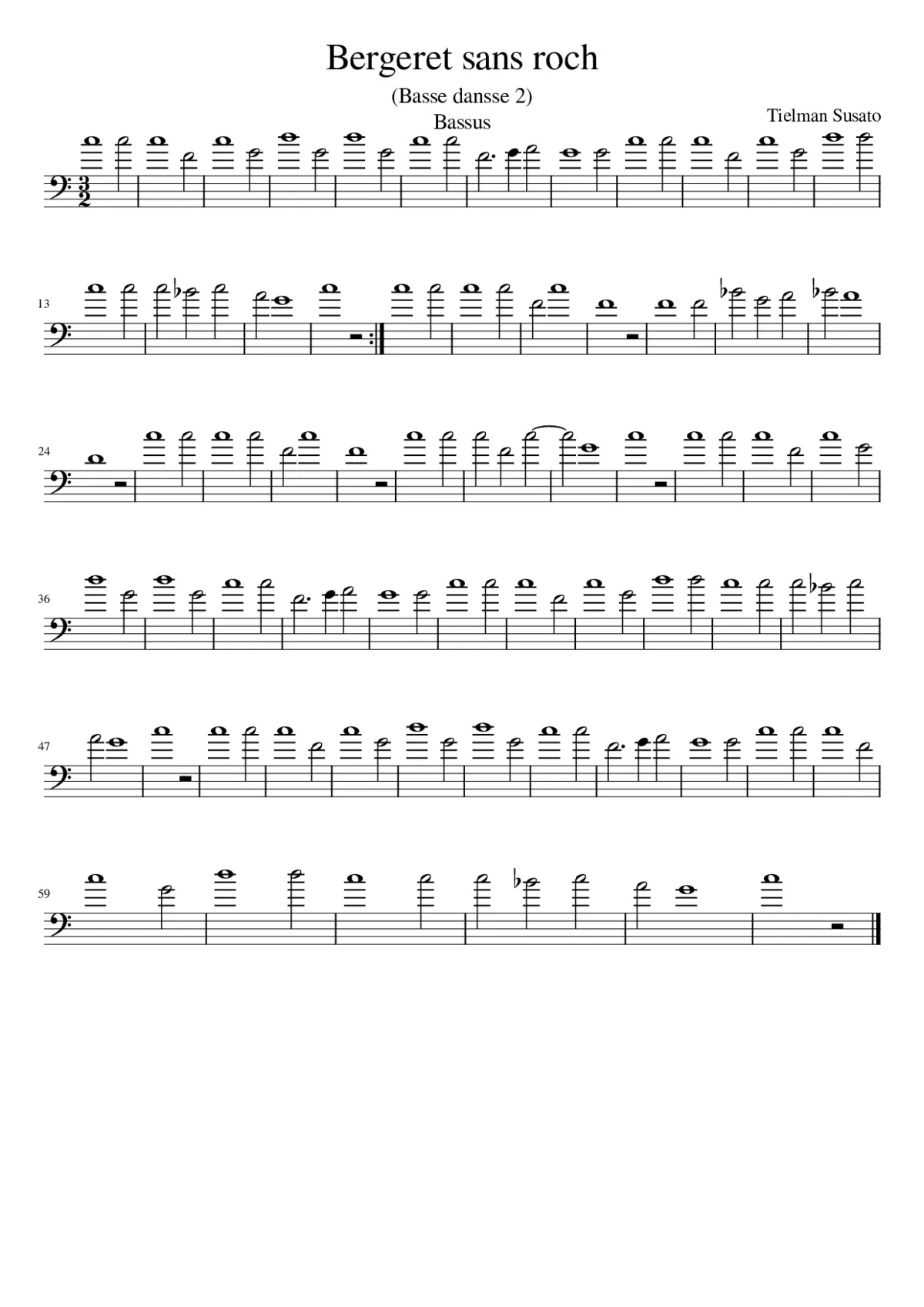 Bergeret sans roch - Page 1