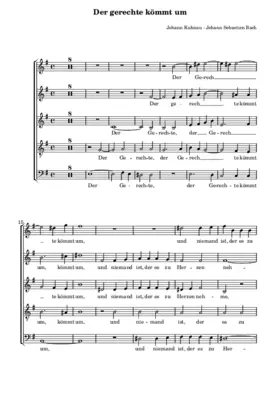Der Gerechte kömmt um