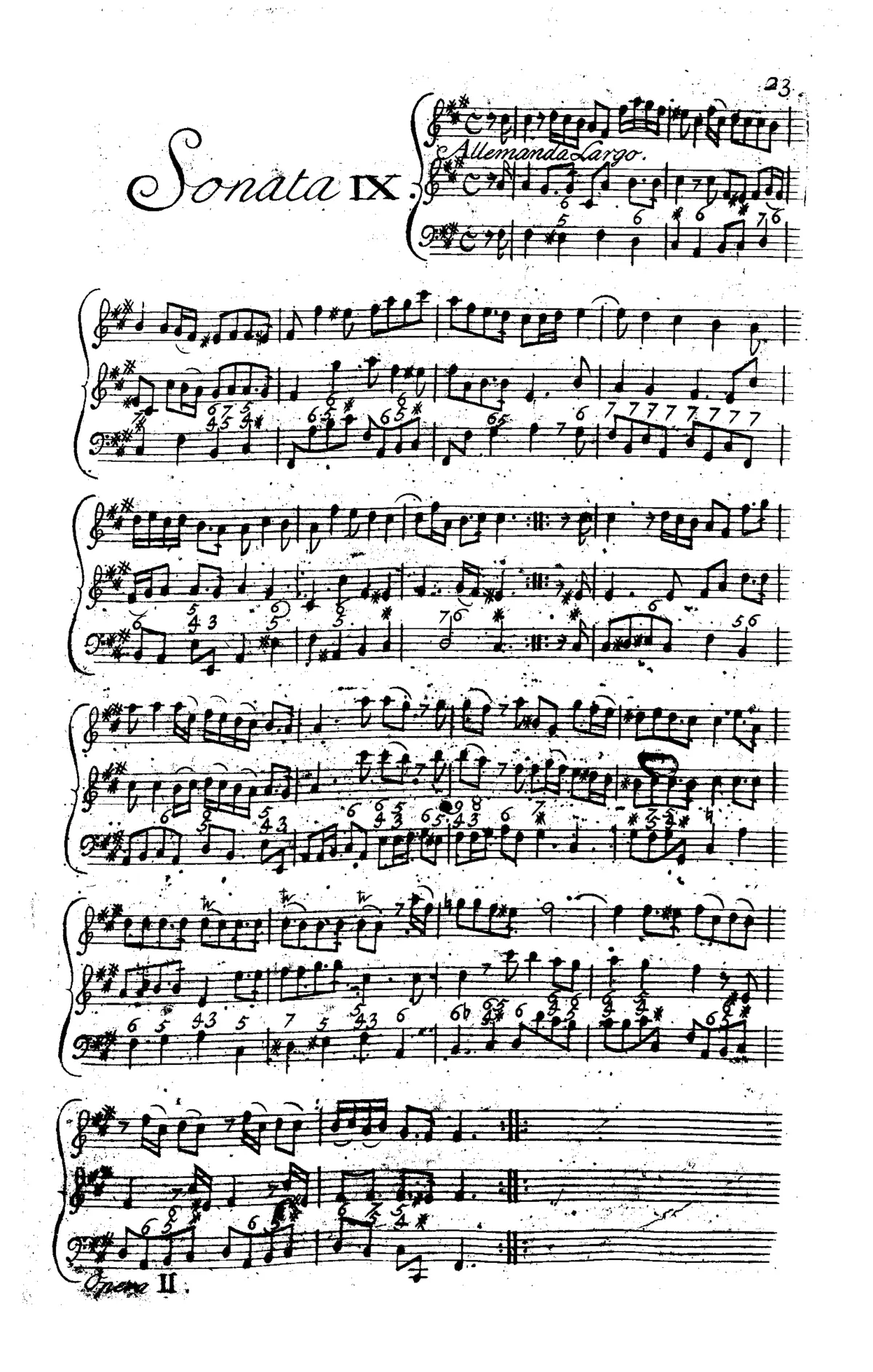 Trio Sonata in F-sharp minor - Page 1
