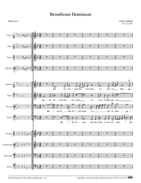 Benedicam Dominum a 12