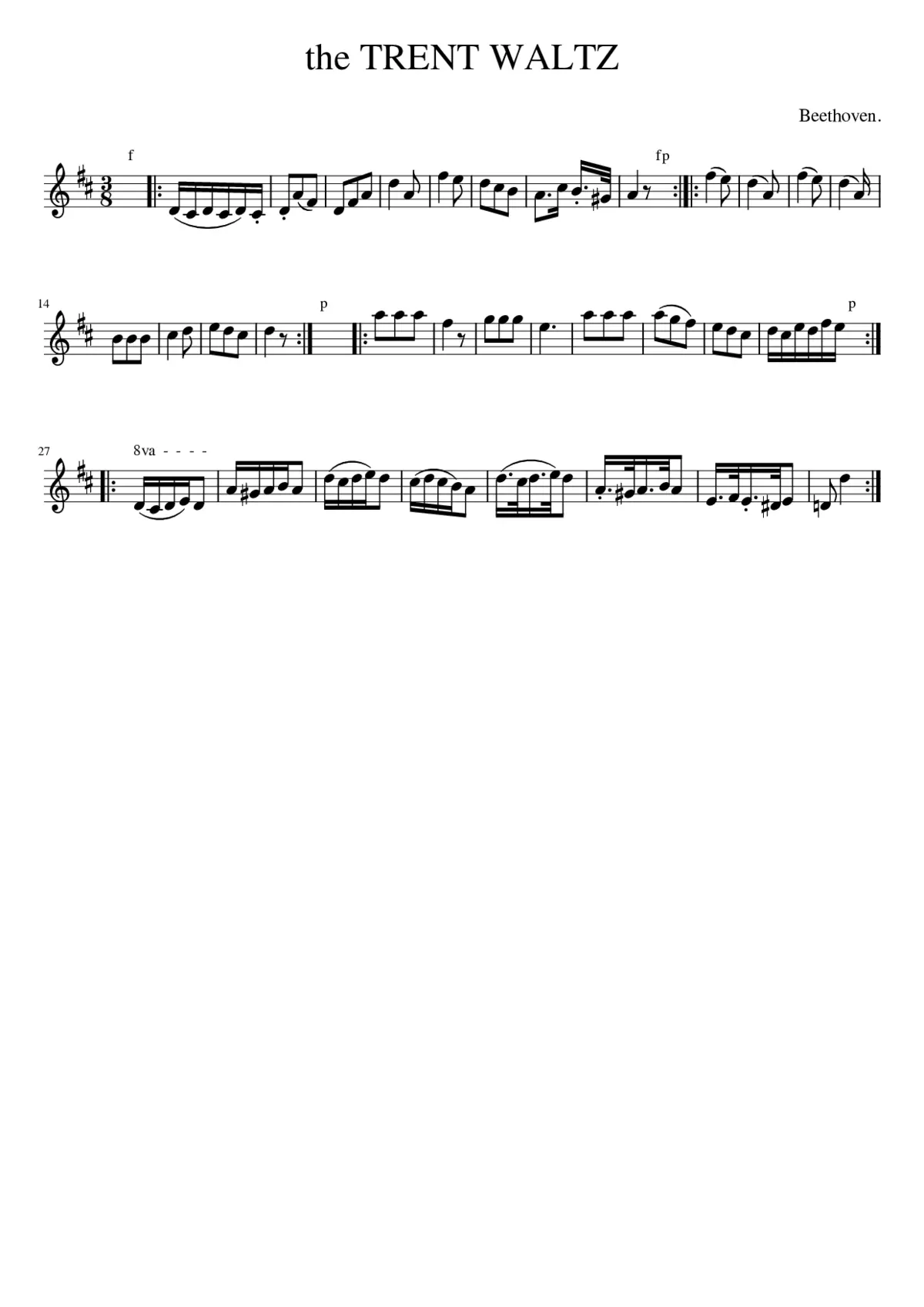 the TRENT WALTZ - Page 1