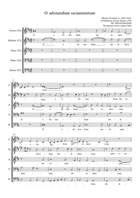 O adorandum sacramentum