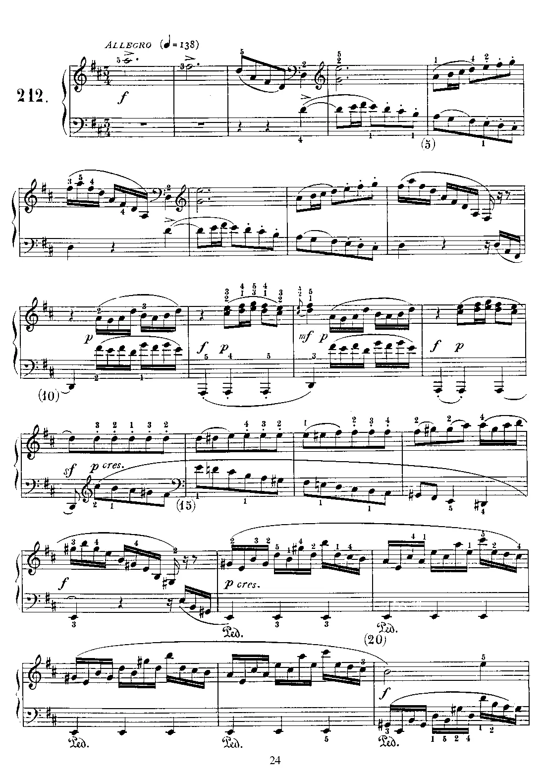 Keyboard Sonata in D major - Page 1