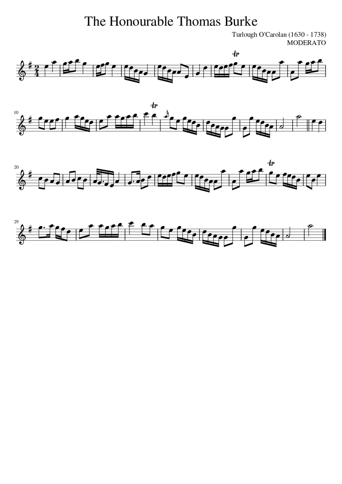 The Honourable Thomas Burke - Page 1