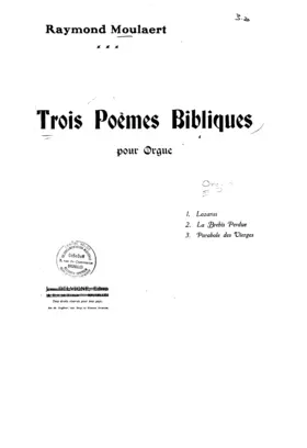 3 Poèmes bibliques
