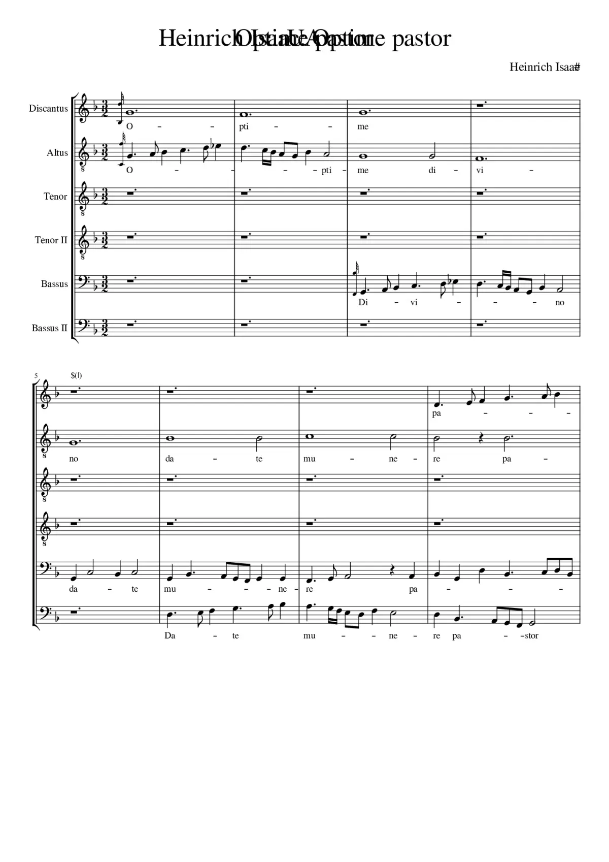 Optime pastor - Page 1