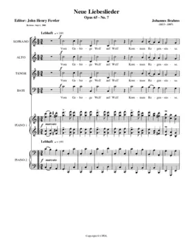 Vom Gebirge Well auf Well, Op. 65, No. 7